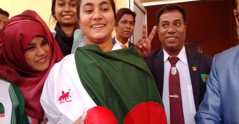 দ্বিতীয় দিনে তৃতীয় সোনা জিতলেন হোমায়রা