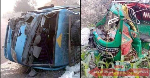 টাঙ্গাইলে পিকআপ-সিএনজি মুখোমুখি সংঘর্ষে মা-মেয়েসহ নিহত ৩