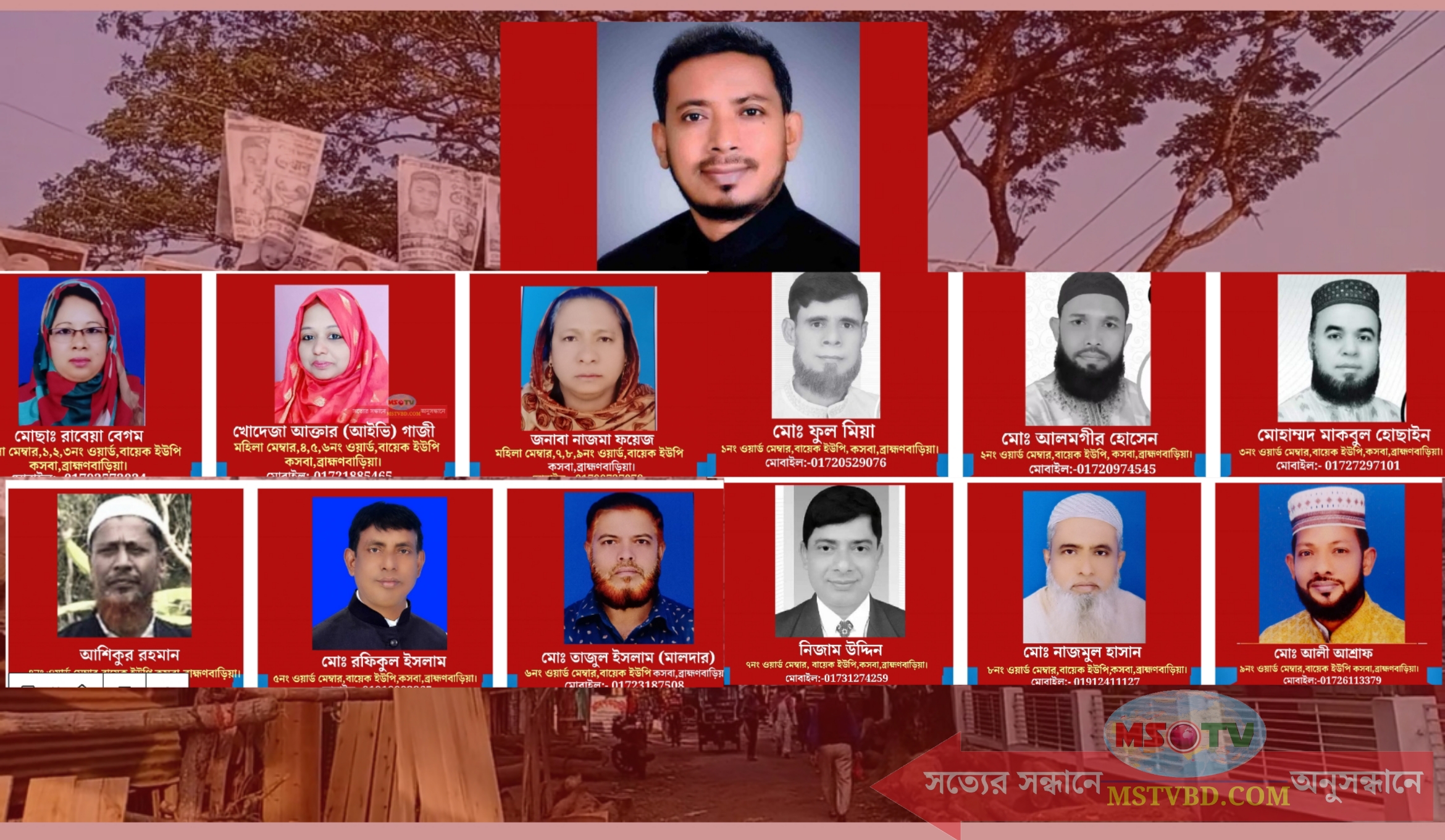বায়েক ইউনিয়ন পরিষদ নির্বাচনে জয়ী হয়েছেন যারা
