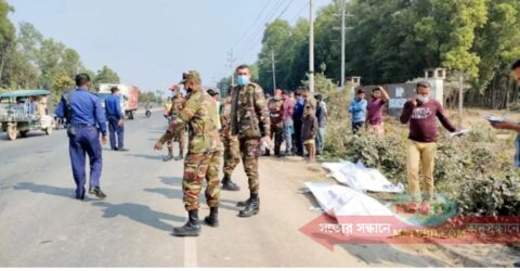ময়মনসিংহে দুর্ঘটনায় প্রাণ গেলো নানি-নাতনির