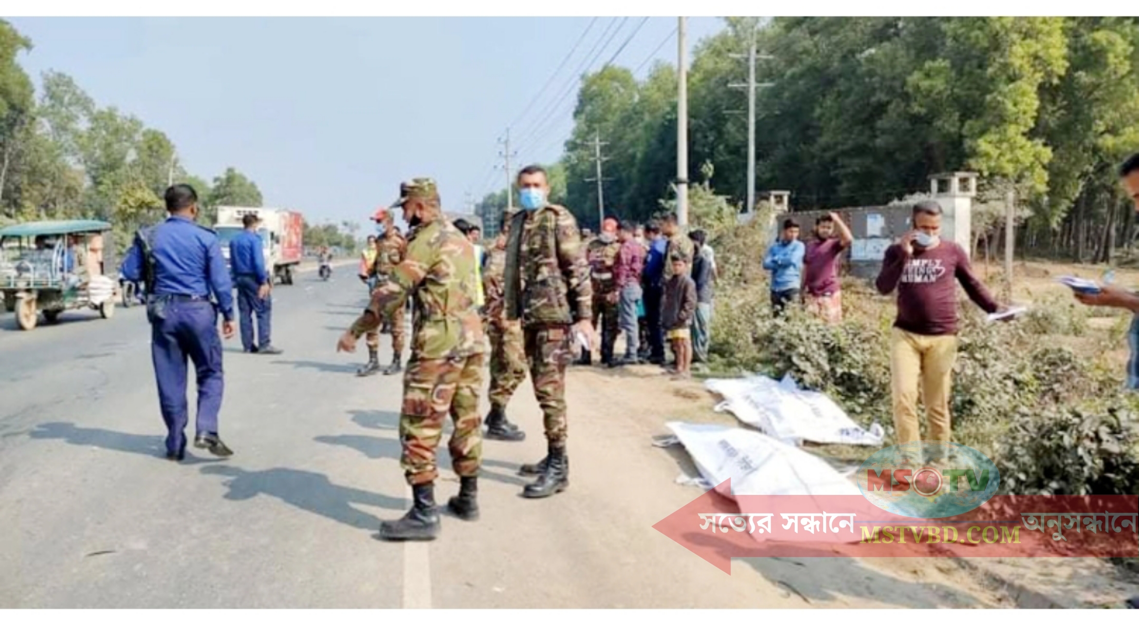 ময়মনসিংহে দুর্ঘটনায় প্রাণ গেলো নানি-নাতনির