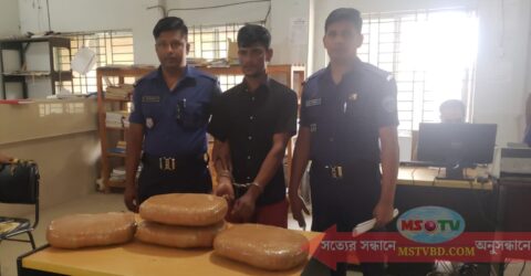 কসবায় ৯ কেজি গাঁজাসহ মাদক ব্যবসায়ী গ্রেফতার