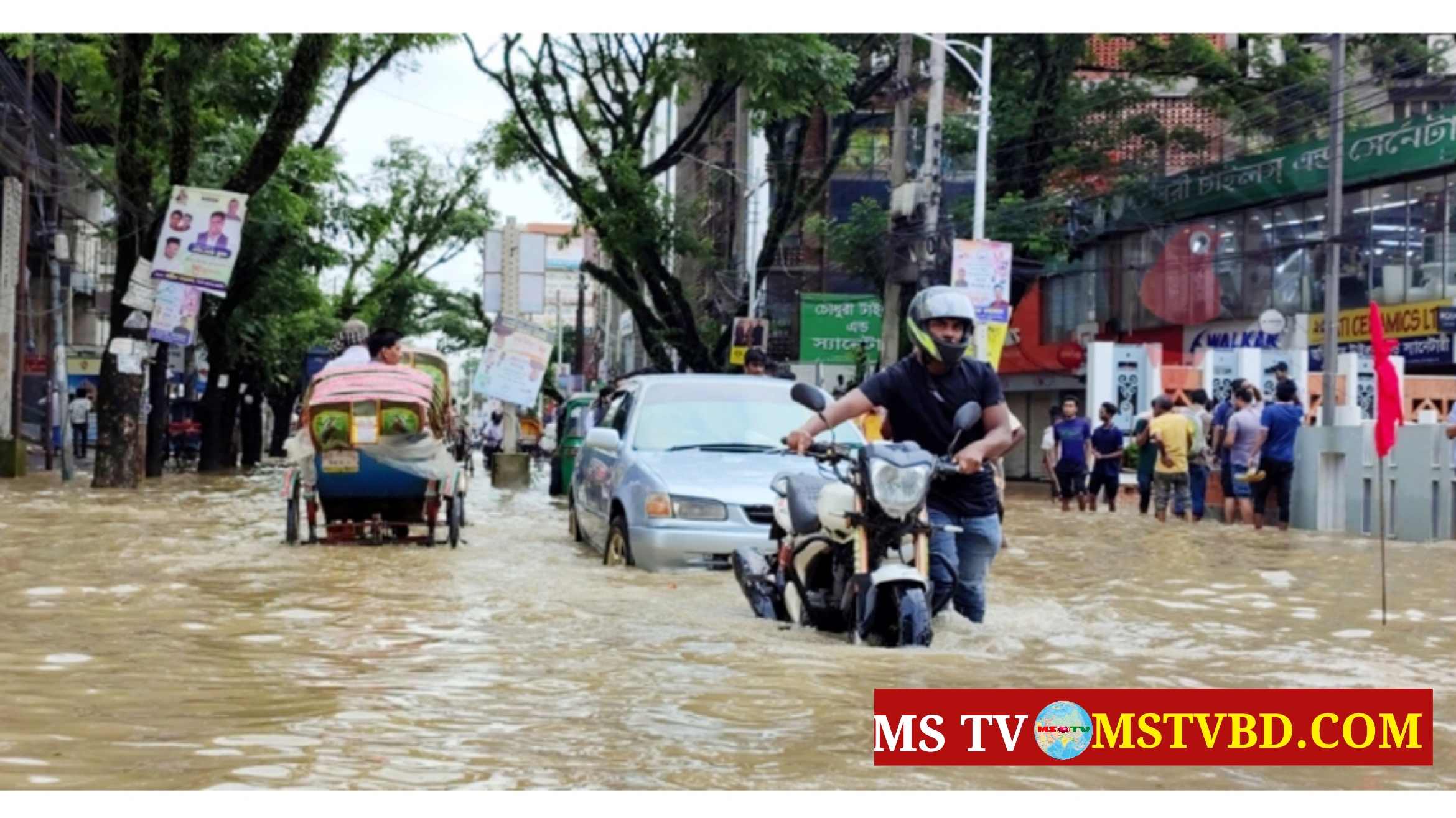 ফের সিলেটে বন্যা : পানিবন্দি লাখো মানুষ