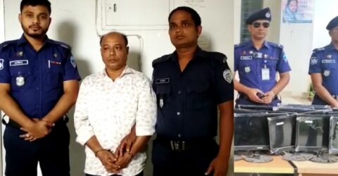 কসবায় নিজ অফিসের মালামাল চুরির দায়ে সরকারি কর্মচারী গ্রেফতার