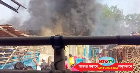 ভয়াবহ অগ্নিকাণ্ড থেকে রক্ষা পেল রোহিঙ্গা ক্যাম্প