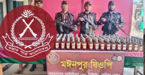 বিজিবি অভিযানে দেড় হাজার কোটি টাকার চোরাচালান দ্রব্য জব্দ