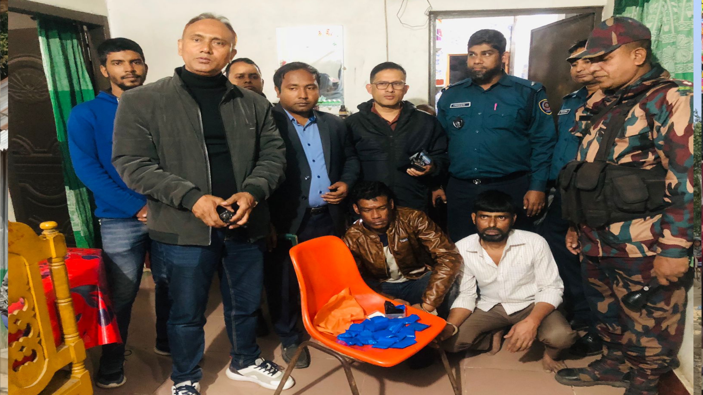 কসবায় টাস্কফোর্সের বিশেষ অভিযানে ৪২০০ পিস ইয়াবাসহ আটক ২