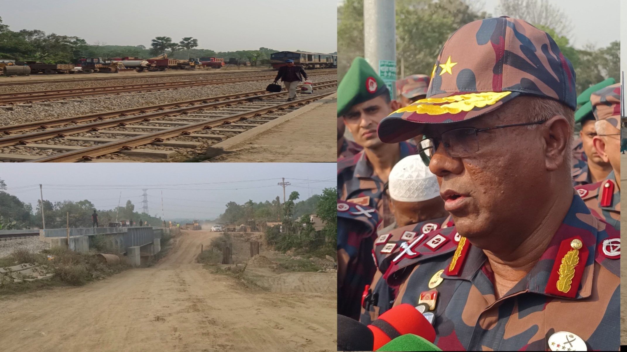 বিএসএফের বাধায় বন্ধ থাকা দুটি রেলওয়ে স্টেশন ও একটি সেতুর কাজ খুব শীঘ্রই শুরু হবেঃ ডিজি