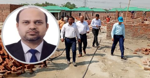 কসবায় আশ্রয়ন প্রকল্প পরিদর্শন করেছেন প্রধানমন্ত্রীর কার্যালয় পরিচালক