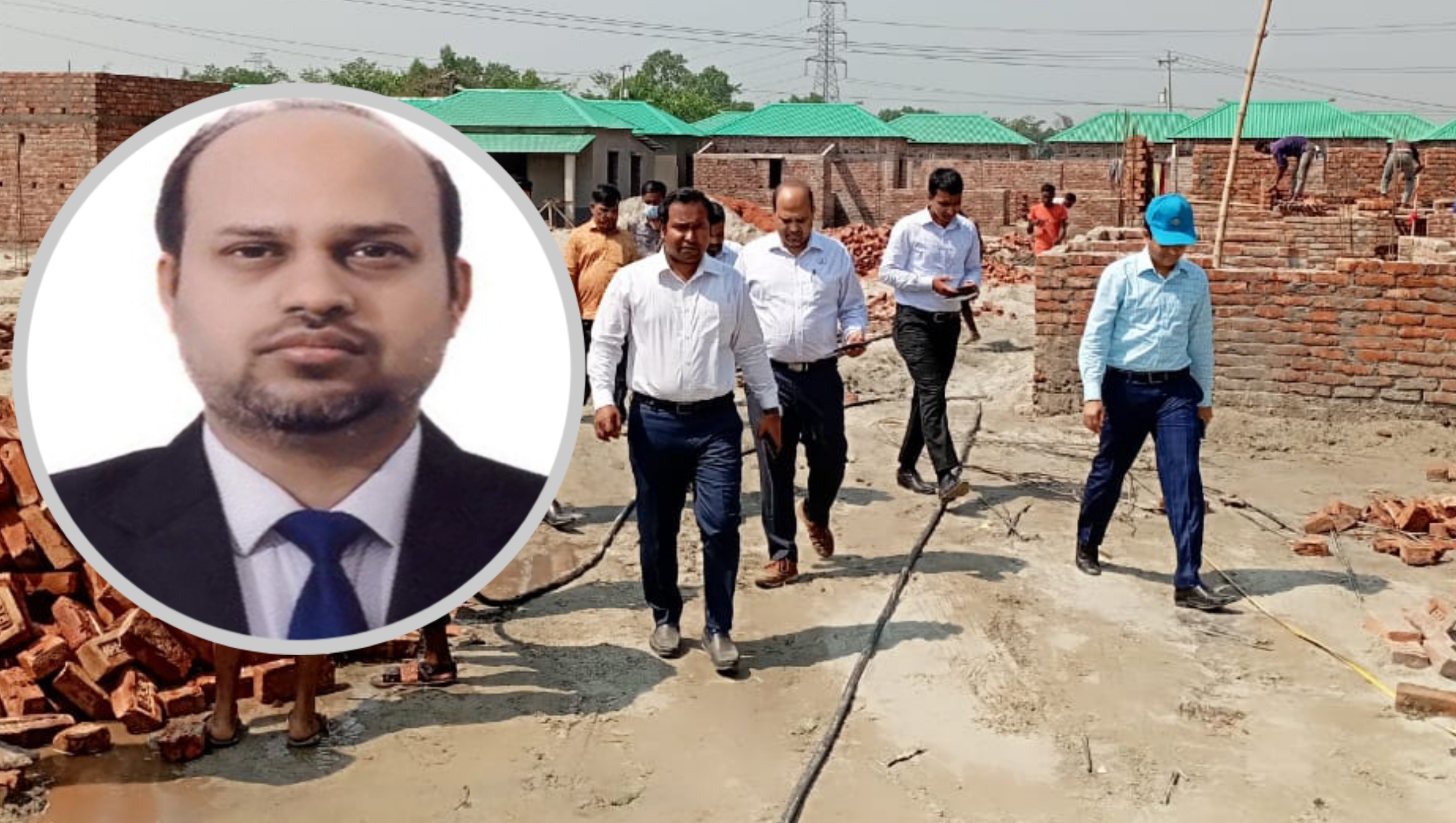 কসবায় আশ্রয়ন প্রকল্প পরিদর্শন করেছেন প্রধানমন্ত্রীর কার্যালয় পরিচালক