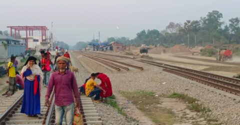 বিএসএফের বাধায় বন্ধ থাকা কসবা-সালদা রেলওয়ে স্টেশনসহ ব্রিজের নির্মাণ কাজ শুরু