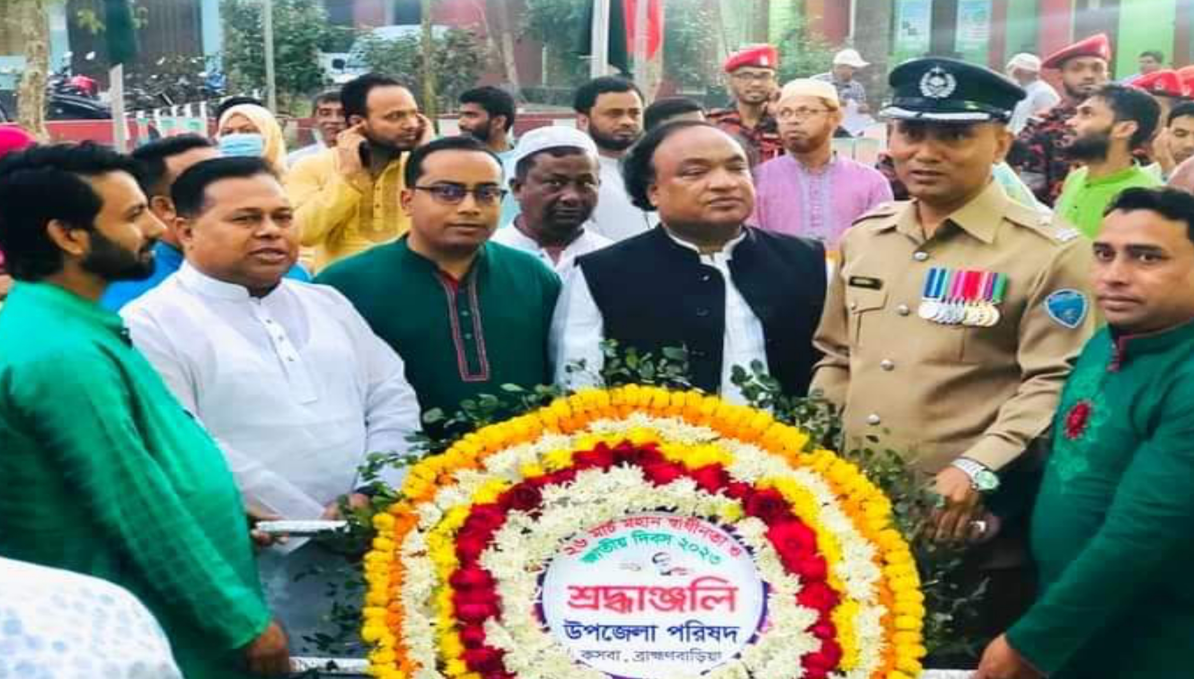 সারা দেশের ন্যায় কসবায় যথাযোগ্য মর্যাদায় মহান স্বাধীনতা দিবস পালিত