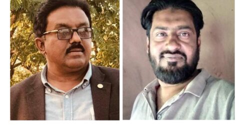 কসবা প্রেসক্লাবের সভাপতি সোলেমান খান ও সাধারণ সম্পাদক স্বপন