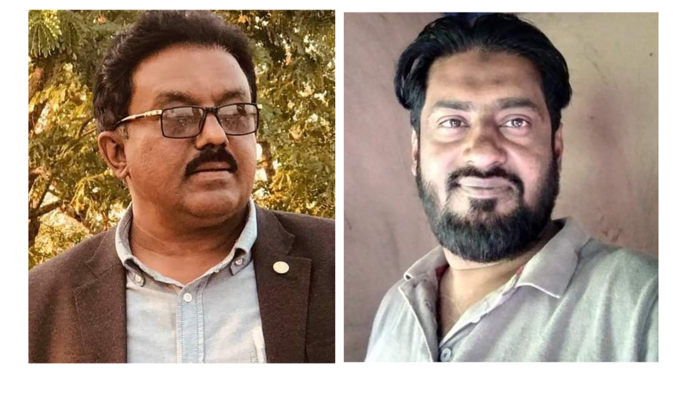 কসবা প্রেসক্লাবের সভাপতি সোলেমান খান ও সাধারণ সম্পাদক স্বপন