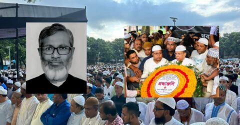 মায়ের কবরের পাশে শায়িত হলেন জেলা পরিষদ চেয়ারম্যান আল মামুন সরকার