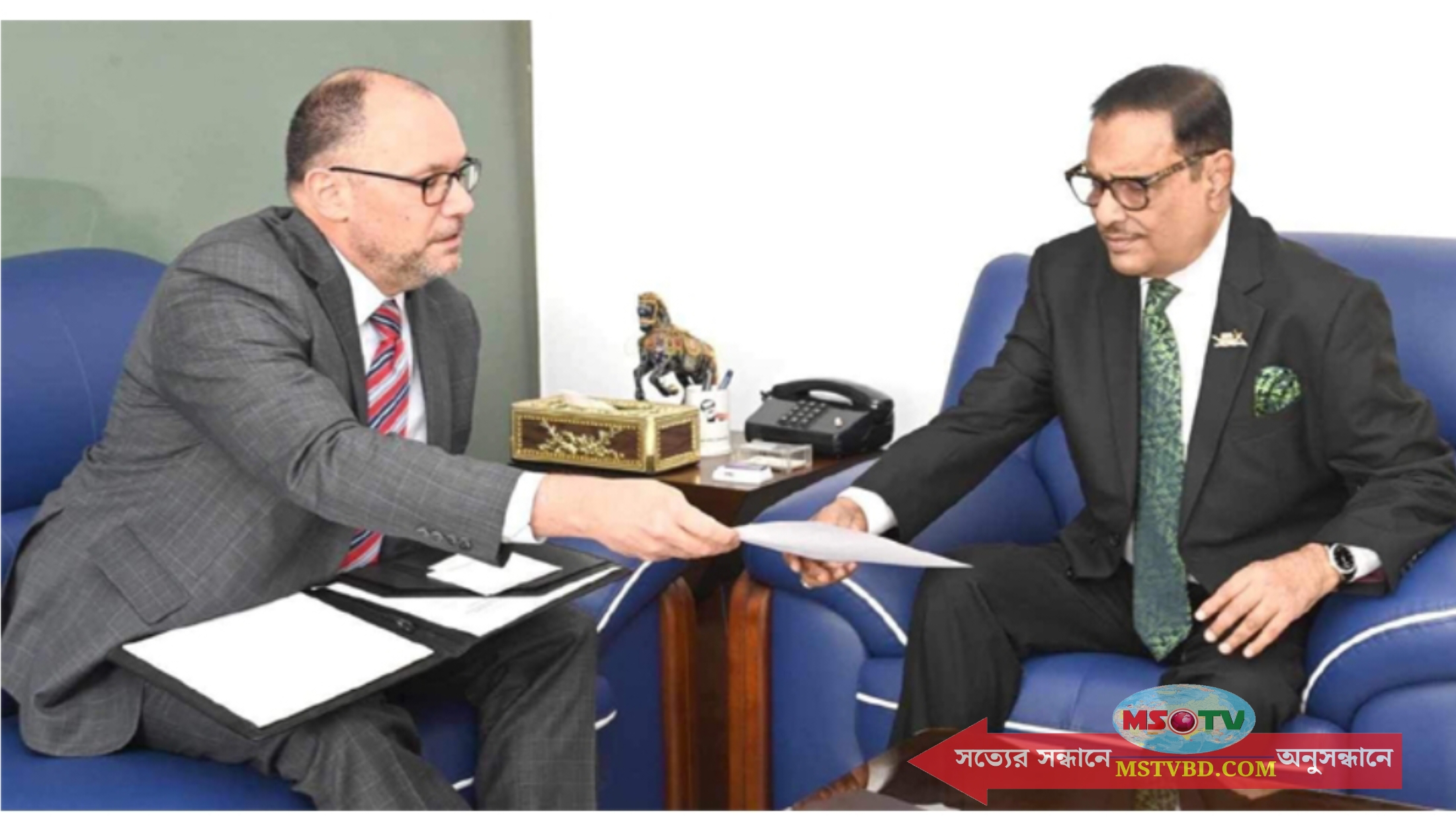ডোনাল্ড লু’র চিঠি নিয়ে দলীয় প্রধানের সঙ্গে আলাপ করবেন কাদের