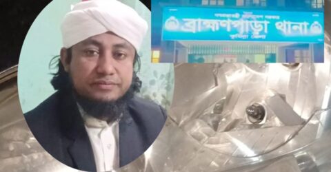 ব্রাহ্মণপাড়ায় তাহেরির গাড়ি ভাঙচুরের ঘটনায় থানায় অভিযোগ