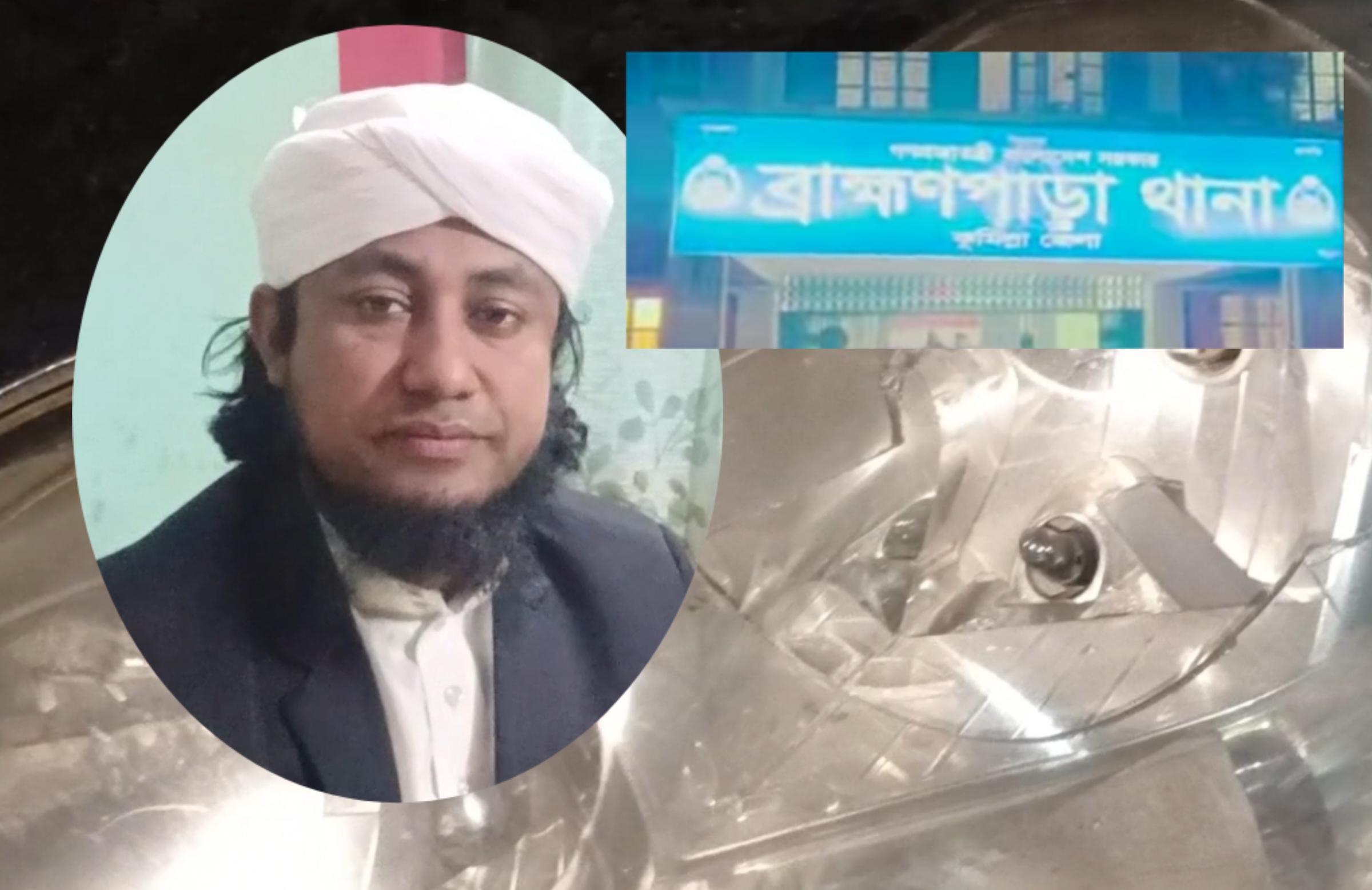 ব্রাহ্মণপাড়ায় তাহেরির গাড়ি ভাঙচুরের ঘটনায় থানায় অভিযোগ