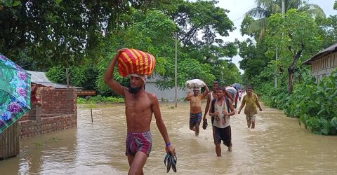 ভয়াবহ বন্যায় দেশে পানিবন্দি  ১০ লাখ ৪৭ হাজার পরিবার