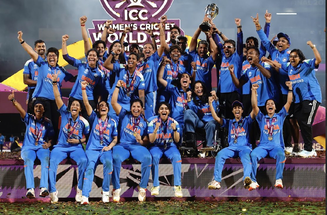 ইতিহাস গড়ল ভারত! প্রথমবারের মতো নারী ক্রিকেট বিশ্বকাপ চ্যাম্পিয়ন